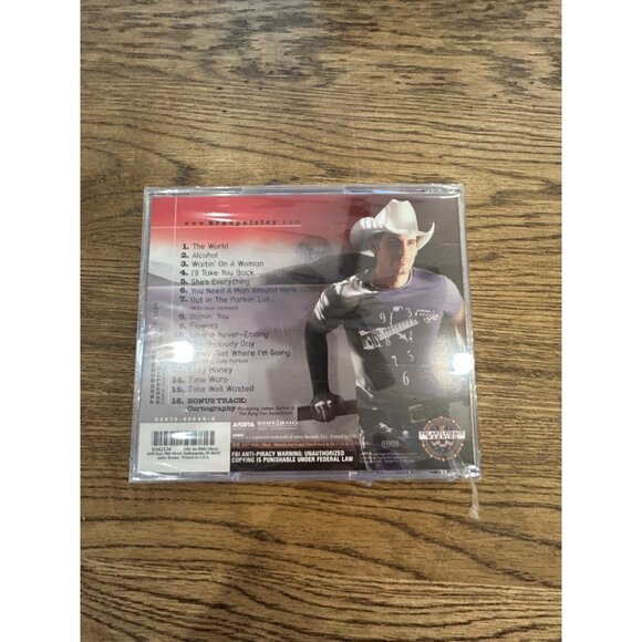 Brad Paisley Time Well Wasted CD  Country Album Sony BMG Arista 2005 New Sealed - Picture 2 of 2